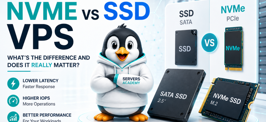 NVMe vs SSD VPS performance comparison