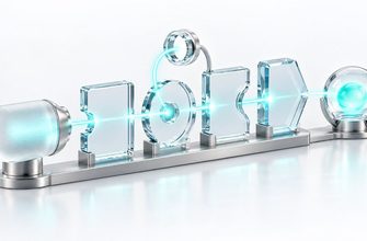 Crystal sequence of instructions carrying a turquoise signal from input through a loop to a finished result.