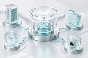 Glass orchestration hub connected to server, timer, folder, and socket modules, illustrating systemd units.